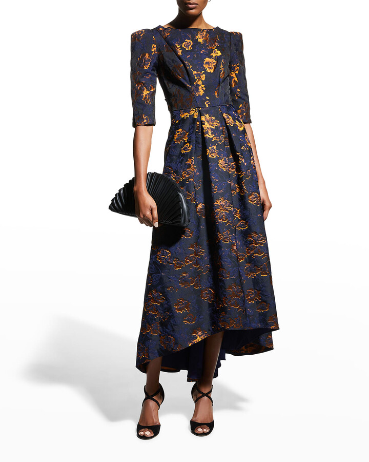 ショッピングサイト - LAUBE BLANC Keyneck Jacquard Dress - ネット